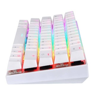 Wireless Mechanical keyboard Motospeed SK62 White (red switch)