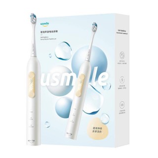Sonic toothbrush with a set of tips Usmile P4 (white)