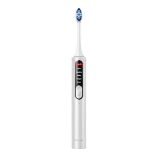 Sonic toothbrush with app, tips set and travel etui S3 (silver)