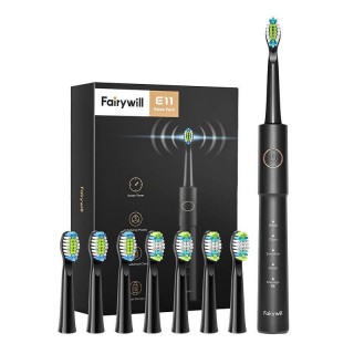 Sonic toothbrush with head set FairyWill FW-E11 (Black)