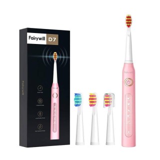 Sonic toothbrush with head set FairyWill FW507 (pink