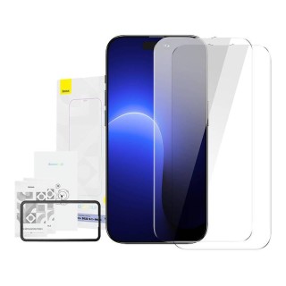 Baseus Crystal Tempered Glass 0.3mm for iPhone 14 Pro (2pcs)