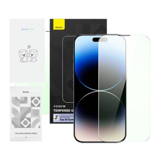 Tempered glass with eye protection filter Baseus Crystal Series iPhone 14 PRO