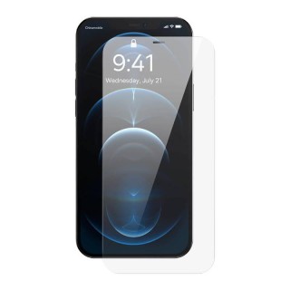 Tempered Glass Baseus 0.4mm Iphone 12 Pro  MAX + cleaning kit