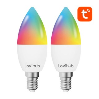 Smart Led Bulb Laxihub LAE14S (2-pack) WiFi Bluetooth Tuya