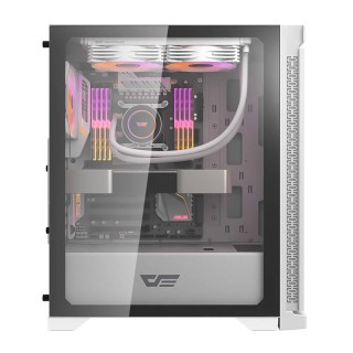 Darkflash DK361 computer case + 4 fans (white)