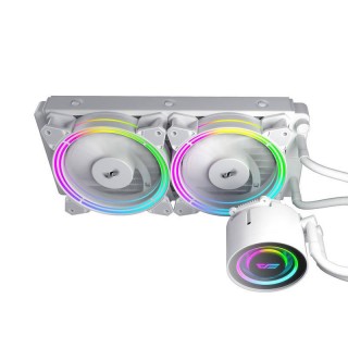 PC Water Cooling AiO Darkflash TR240  RGB 2x 120x120 (white)