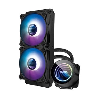PC Water Cooling Darkflash DX240 V2  ARGB 2x 120x120 (black)