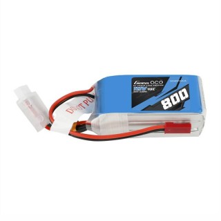 Battery GensAce LiPo 800mAh 11.1V 45C 3S1P