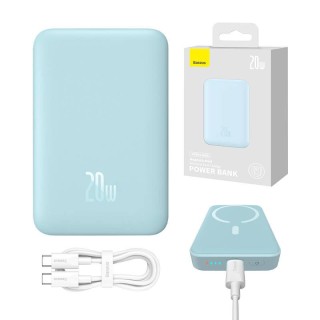 Powerbank Baseus Magnetic Mini 10000mAh, USB-C  20W MagSafe (blue)