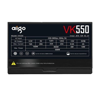 Computer Power Supply Aigo VK550 550W (black)