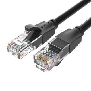 Kabel sieciowy UTP kat.6 Vention IBEBD RJ45 Ethernet 1000Mbps 0,5m czarny