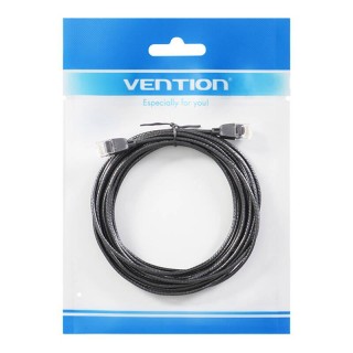 Network Cable UTP CAT6A Vention IBIBH RJ45 Ethernet 10Gbps 2m Black Slim Type