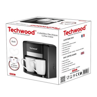 2-cup pour-over coffee maker Techwood (black)