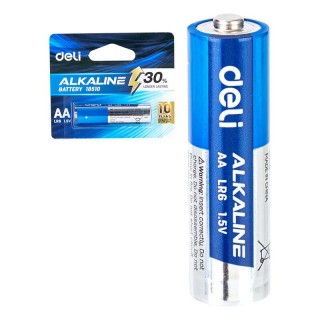 Alkaline battery Deli AA LR6 1 pc