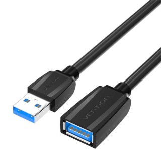 Extension Cable USB 3.0 male USB to female USB Vention VAS-A45-B300 1m (Black)