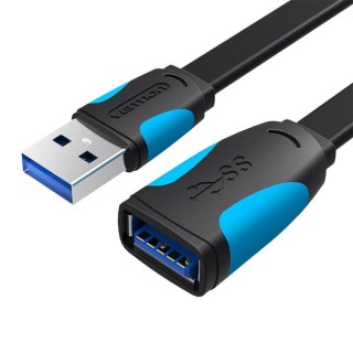 Flat USB 3.0 extender Vention VAS-A13-B300 3m Black