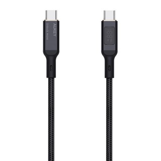 USB-C to USB-C Cable Aukey CB-MCC102, 100W, 1.8m (black)