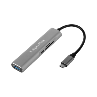 Laptops, notebooks, accessories // USB Hubs | USB Docking Station // Adapter (HUB) USB typu C na HDMI/USB3.0/SD/MicroSD/C port