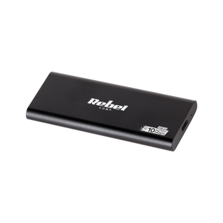 Aksesuāri // HDD/SSD Ietvari // Obudowa dysku SSD M2 USB typu C 3.0 Rebel aluminiowa
