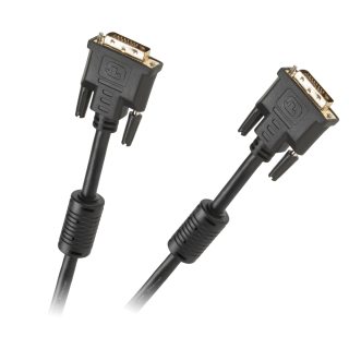 Koaksiaaliset kaapeliverkot // HDMI, DVI, AUDIO liitäntäkaapelit ja tarvikkeet // Kabel DVI-DVI 3M (24+1)