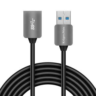 Компьютерная техника и аксессуары // PC/USB/LAN кабели // Kabel USB3.0 wtyk - gniazdo 1m Kruger&amp;Matz