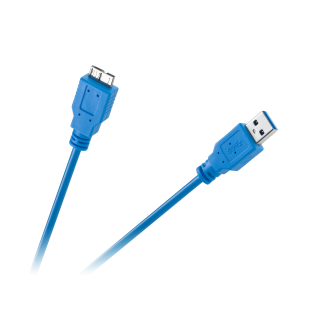 Datortehnikas komponentes un aksesuāri // Datora/USB/LAN kabeļi // Kabel USB 3.0 AM/micro BM 1.8m