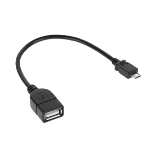 Computer components and accessories // PC/USB/LAN cables // Kabel USB gniazdo A - wtyk micro USB 20cm
