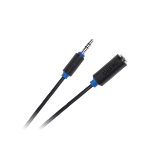Coaxial cable networks // HDMI, DVI, AUDIO connecting cables and accessories // Kabel JACK 3.5 wtyk-gniazdo 5m Cabletech standard