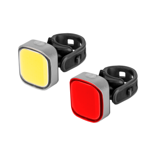 SALE // Komplet świateł do roweru ( z przewodem USB)