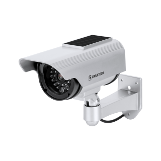 Videonovērošanas kameru sistēmas // Kameru aksesuārs // Atrapa kamery tubowej solarna z LED DK-12 Cabletech