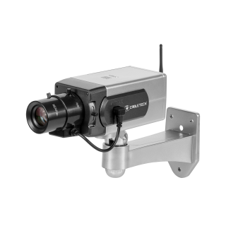 Videovalve // Kaamera tarvikud // Atrapa kamery tubowej z sensorem ruchu i LED DK-13 Cabletech