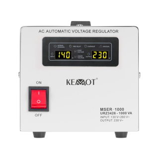 Uninterruptible Power Supply Units (UPS) systems, Saules Enerģija // Voltage stabilizers // Automatyczny stabilizator napięcia  KEMOT MSER-1000 (1000 VA, serwomotor)