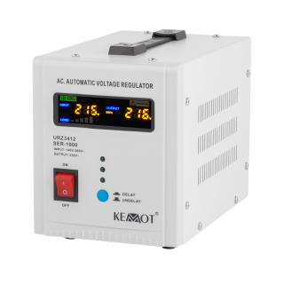 Nepertraukiamo maitinimo šaltinio (UPS) sistemos, Solar Power // Įtampos stabilizatoriai // Automatyczny stabilizator napięcia  KEMOT SER-1000
