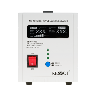 Katkematu toiteallika (UPS) süsteemid , Inverterid, Solar Power // Pinge stabilisaatorid // Automatyczny stabilizator napięcia  KEMOT SER-1000