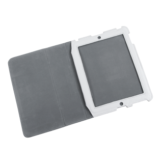 Tablets and Accessories // Tablet Accessories // Etui dedykowane do Apple iPad 2 skóra białe naturalna