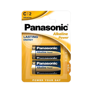 Primary batteries, rechargable batteries and power supply // Batteries AA, AAA and other sizes, chargers for ordering // Bateria alkaiczna Panasonic BRONZE LR14 2szt./bl