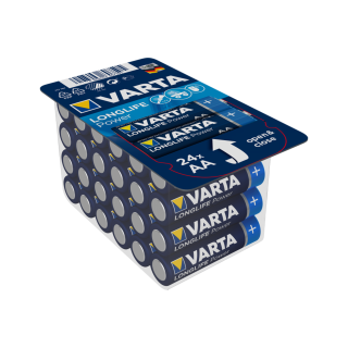 Батарейки и аккумуляторы // AA, AAA и другие размеры // Bateria alkaliczna VARTA LR06 HIGH ENERGY Longlife Power 24szt./box