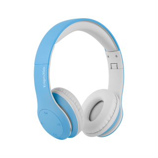 Kuulokkeet // Kuulokkeet // Bezprzewodowe słuchawki nauszne dla dzieci Kruger&amp;Matz model Street Kids , kolor niebieski