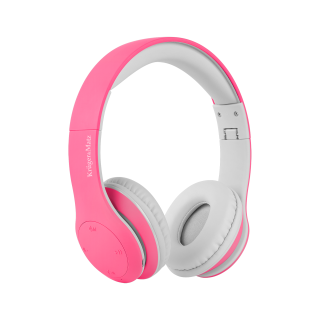 Kõrvaklapid // Peakomplektid // Bezprzewodowe słuchawki nauszne dla dzieci Kruger&amp;Matz model Street Kids , kolor różowy