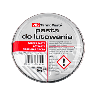 Electric Materials // Chemical products for cleaning and installation // Pasta lutownicza 40g AG AGT-037