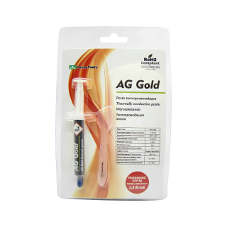 LAN Data Network // Chemical products for cleaning and installation // Pasta termoprzewodząca Gold 3g AG AGT-106