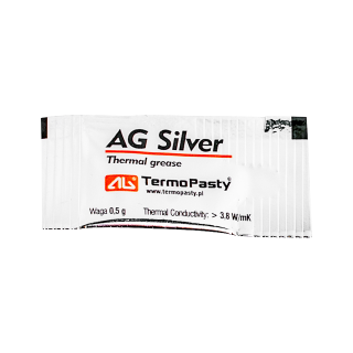 LAN Data Network // Chemical products for cleaning and installation // Pasta termoprzewodząca Silver 0,5g AG AGT-143