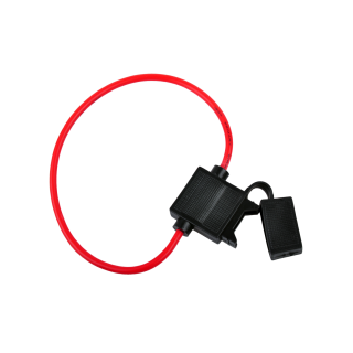 Car and Motorcycle Products, Audio, Navigation, CB Radio // Car Electronics Components : Installation Cables : Fuses : Connectors // Gniazdo bezpiecznika nożowego (20mm) z przewodem 1,5mm.