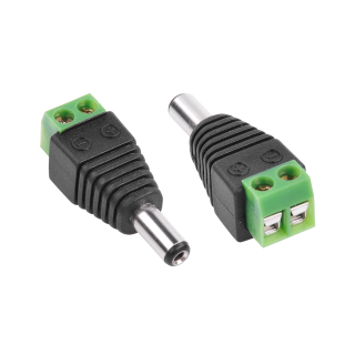 Ühendused // Different Audio, Video, Data connection plug and sockets // Wtyk DC 2,1/5,5 z szybkozłączem