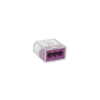 Sockets  blocks and plugs // Plugs and sockets // Złączka uniwersalna 3 x (0.75-2.5mm) PCT28103