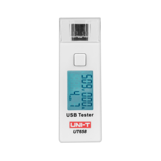 LAN-tietoverkko // Testaajat ja mittauslaitteet // Tester gniazd USB Uni-T UT658