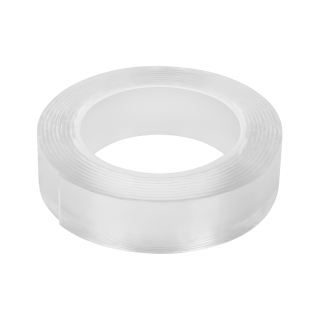 Insulating tapes and tapes // Insulating tapes // Dwustronna taśma montażowa nano wielokrotnego użytku REBEL (2 mm x 30 mm x 3 m) transparentna