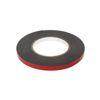 Insulating tapes and tapes // Insulating tapes // Taśma piankowa dwustronna REBEL (1 mm x 10 mm x 10 m) czarna