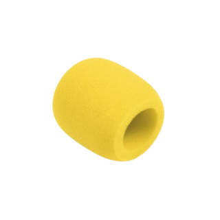 SALE // Gąbka mikrofonowa żółta